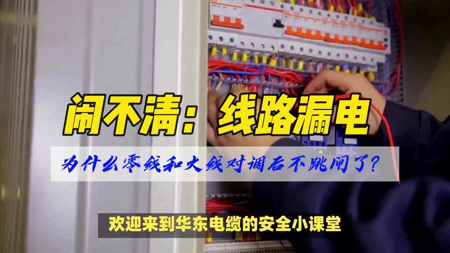 漏电开关跳闸，把火线和零线对换就不跳了，这是什么原因。