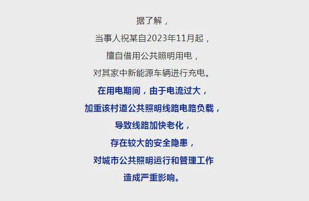 真是“人精”，肇庆祝某从路灯引电给汽车充电，结果......