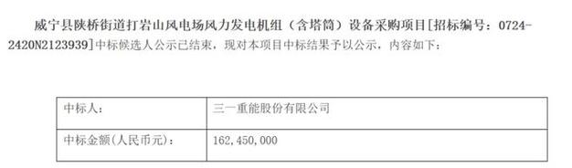 陕西华电2024年风电机组发电机维修招标