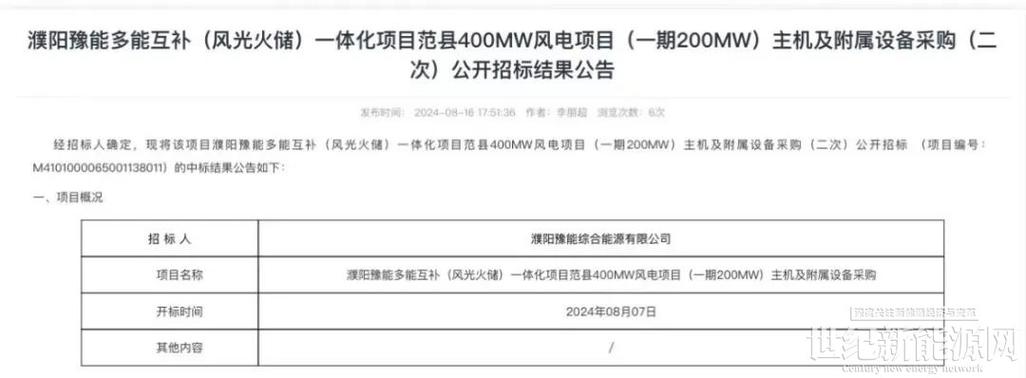 电气风电与豫能共创平原低风速场景新应用