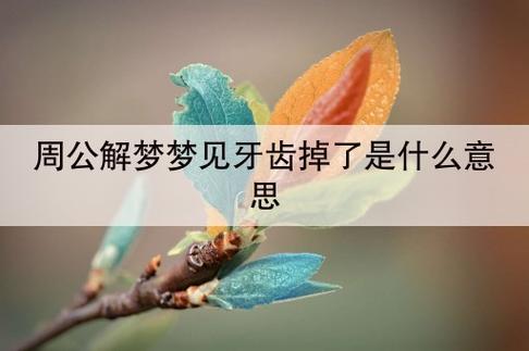 梦见牙齿掉了，预示着什么。“梦见掉牙，家里有丧”是真的吗。