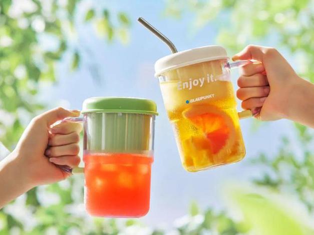 夏日迷你榨汁杯，榨果汁、做冰沙、做冷泡茶，样样行