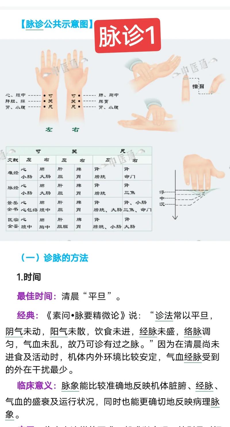 《中医脉诊》视频课程全集，名师讲解，值得收藏