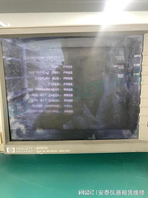 苏州E5080B维修修理网络分析仪输出端故障:开机报错，自检报错