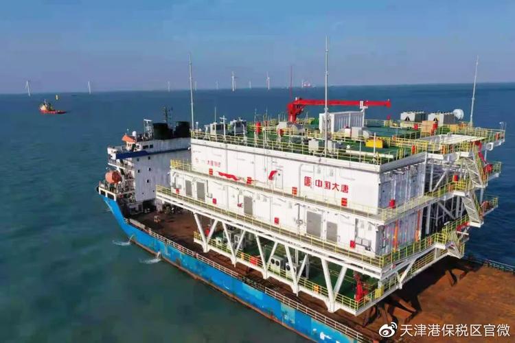 企业成就139天太重滨海承建风电升压站完成海上安装
