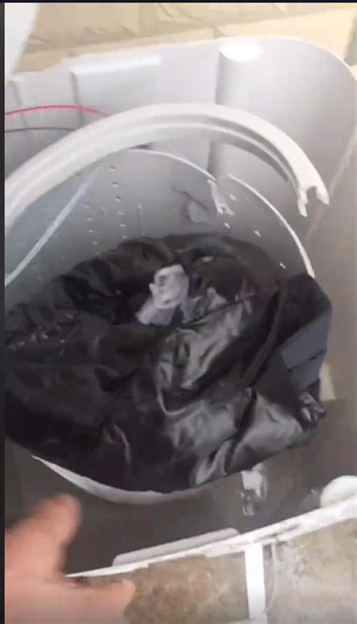 女子回应“给羽绒服脱水5秒炸烂甩干桶”花一两百块刚买的桶