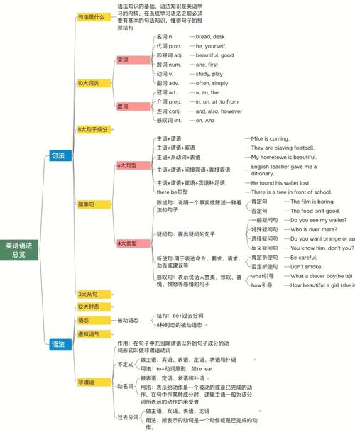 每日积累考点解析语法概说附视频讲解