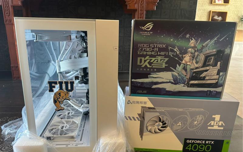 雪白诱惑电竞叛客RTX4070SUPER沉浸式开箱