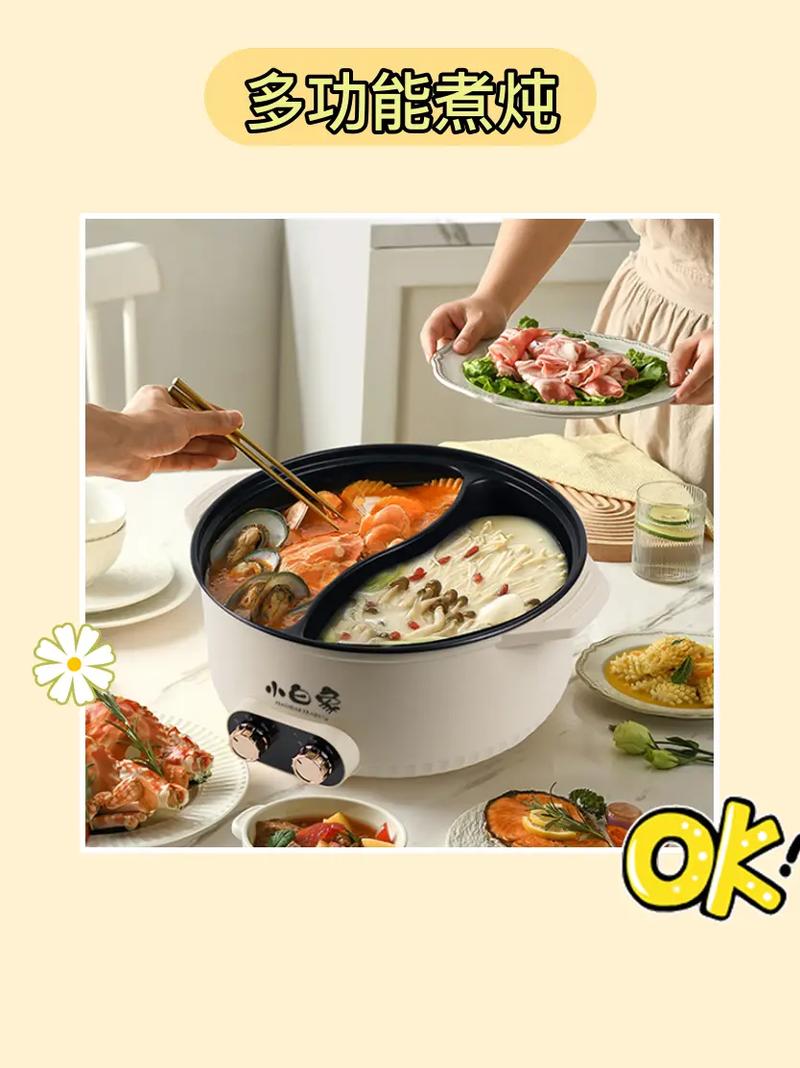 煎炒蒸炸煮样样行，olayks电煮锅轻松搞定一日三餐