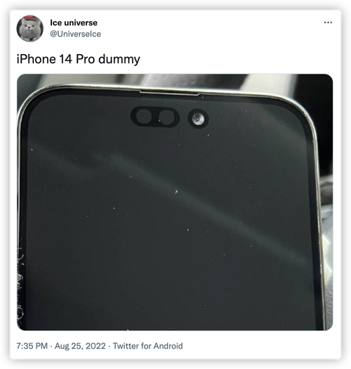 iPhone14Pro官方图片出炉，感叹号打孔屏颜值颇高，8999起也值了
