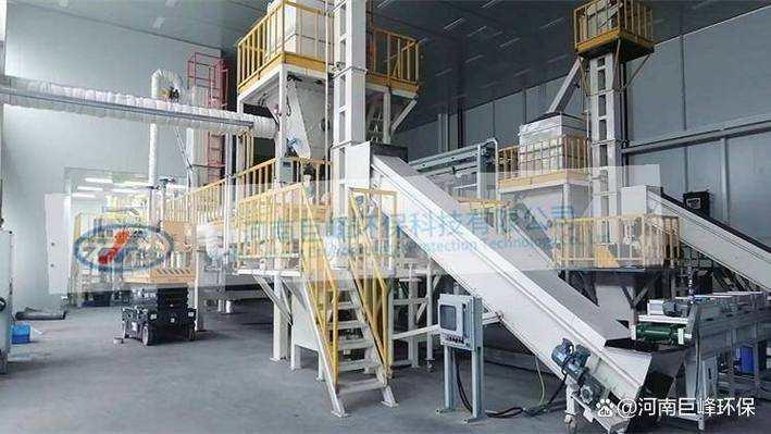 新能源汽车电池正负极片破碎分选设备的处理工艺巨峰环保