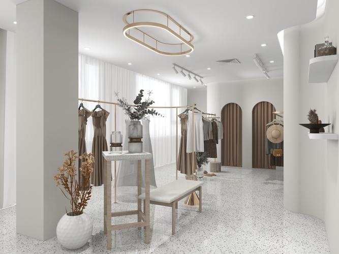 三万内装修女装店：简约而不失格调的店铺布局指南